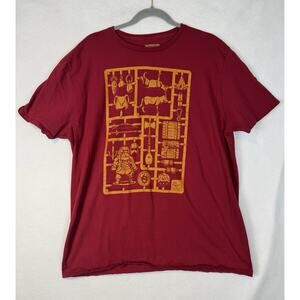 Loot Crate Dungeons & Dragons Scarlet Red Minis T-Shirt Men's 2XL D&D DND